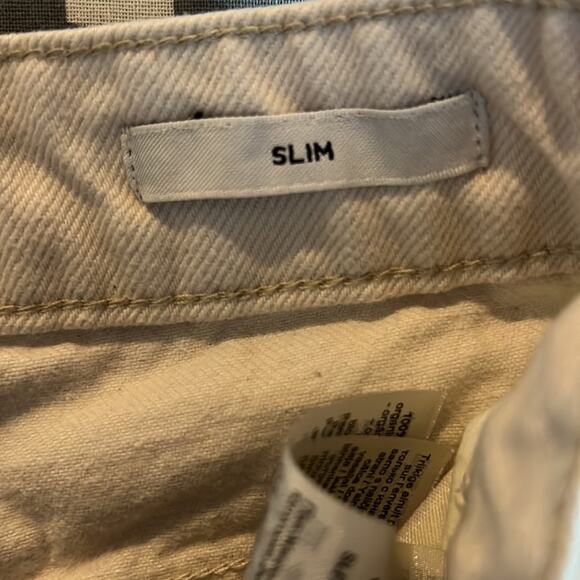 SELECTED Femme slim high rise cream color jean’s size 28. - Picture 8 of 11